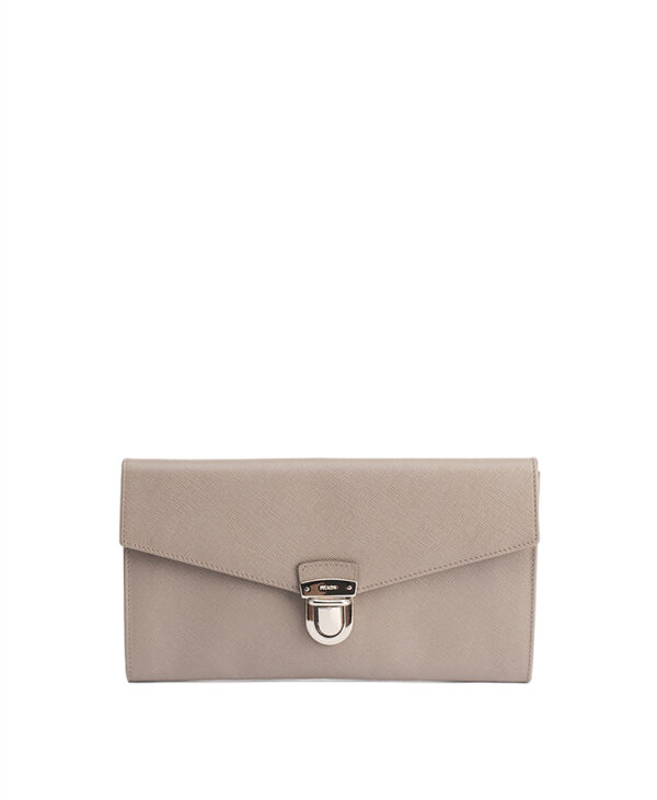 Prada Envelope Pushlock Clutch – (ex)bags