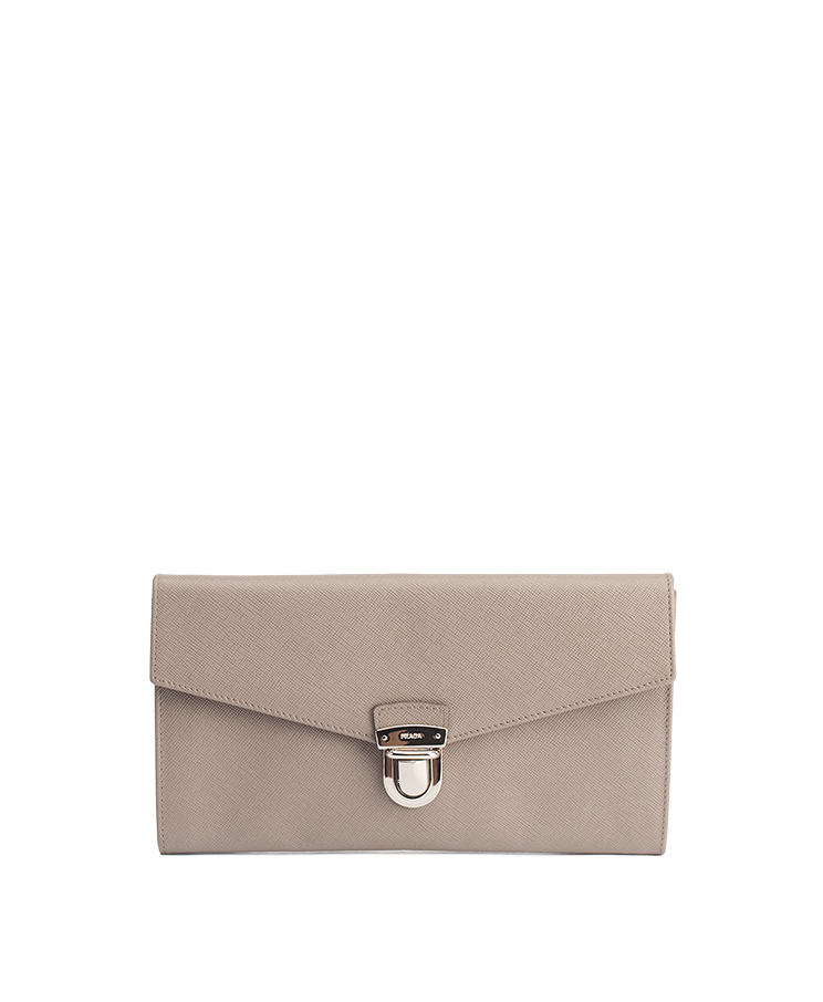 Prada Envelope Pushlock Clutch – (ex)bags