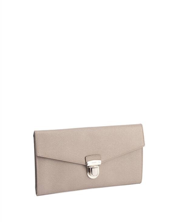 Prada Envelope Pushlock Clutch – (ex)bags