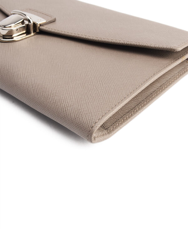 Prada Envelope Pushlock Clutch – (ex)bags