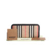 Burberry Zip Around Continental Wallet