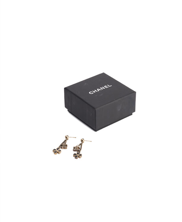 Chanel CC Clover Drop Earrings – (ex)bags