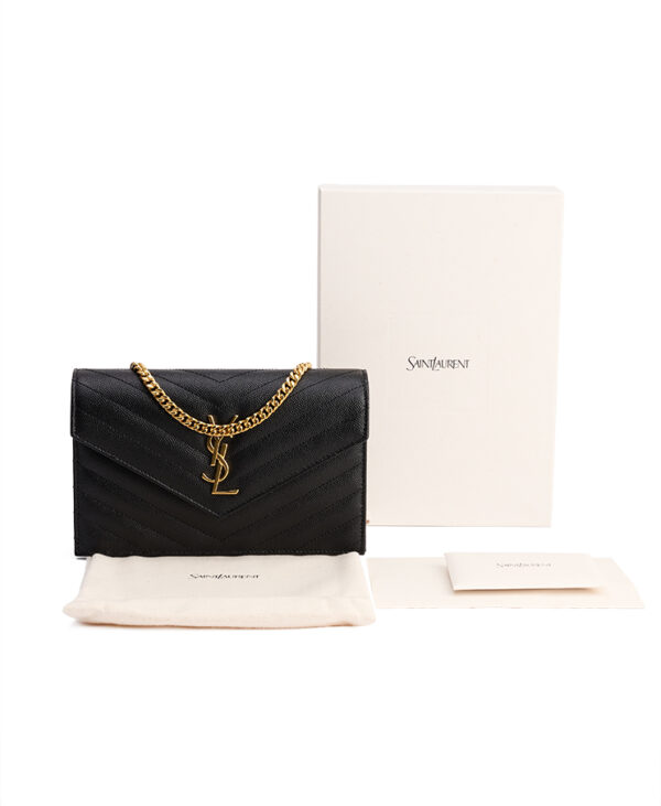 Saint Laurent Envelope Chain Wallet – (ex)bags