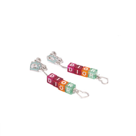 Dior Logo Dangling Earrings – (ex)bags