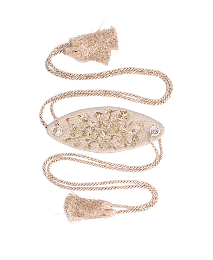 Valentino Garavani Floral Beaded Tassel Belt – (ex)bags