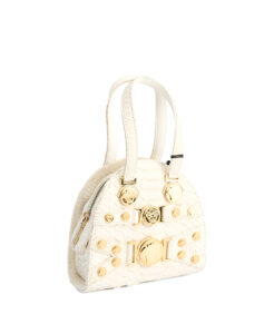 Versace Tribute Medallion Bowling Bag Small – (ex)bags