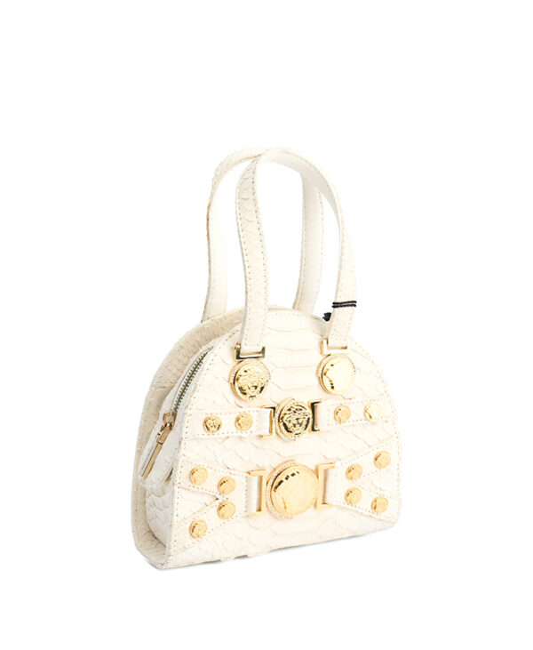 Versace Tribute Medallion Bowling Bag Small – (ex)bags