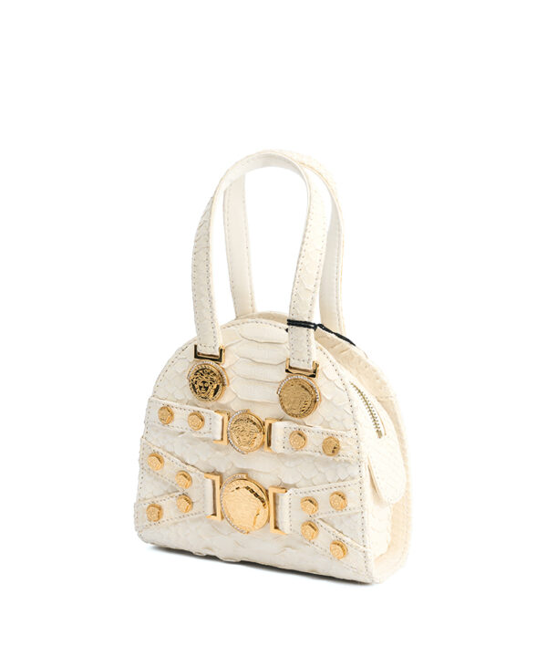 Versace Tribute Medallion Bowling Bag Small – (ex)bags