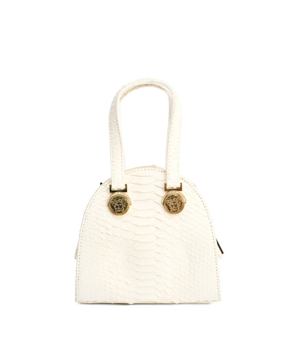 Versace Tribute Medallion Bowling Bag Small – (ex)bags