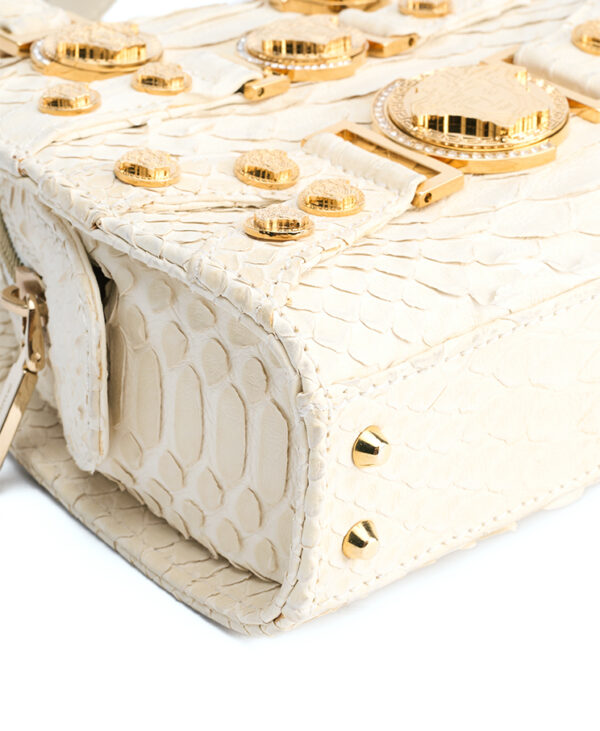 Versace Tribute Medallion Bowling Bag Small – (ex)bags
