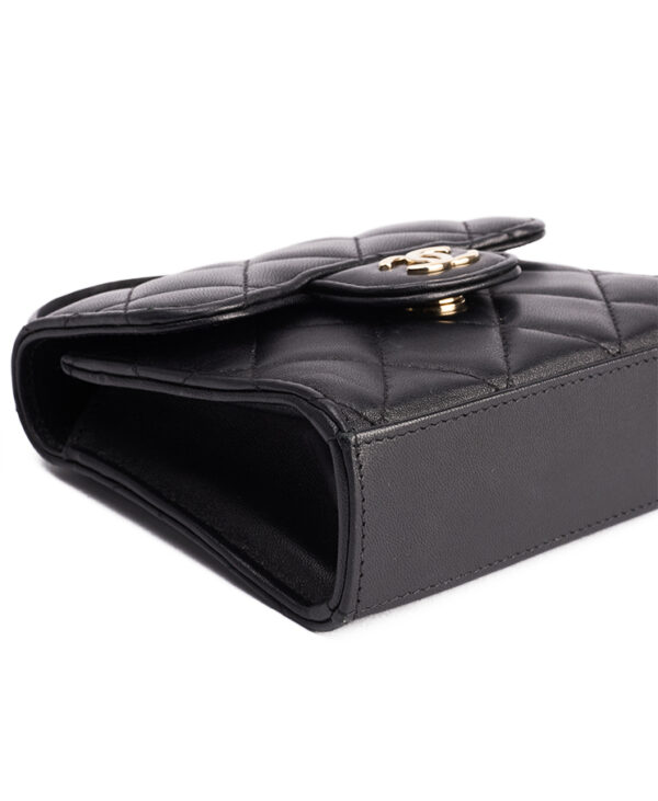 Chanel Top Handle Flap Clutch With Chain – (ex)bags