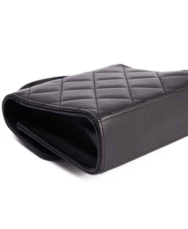 Chanel Top Handle Flap Clutch With Chain – (ex)bags
