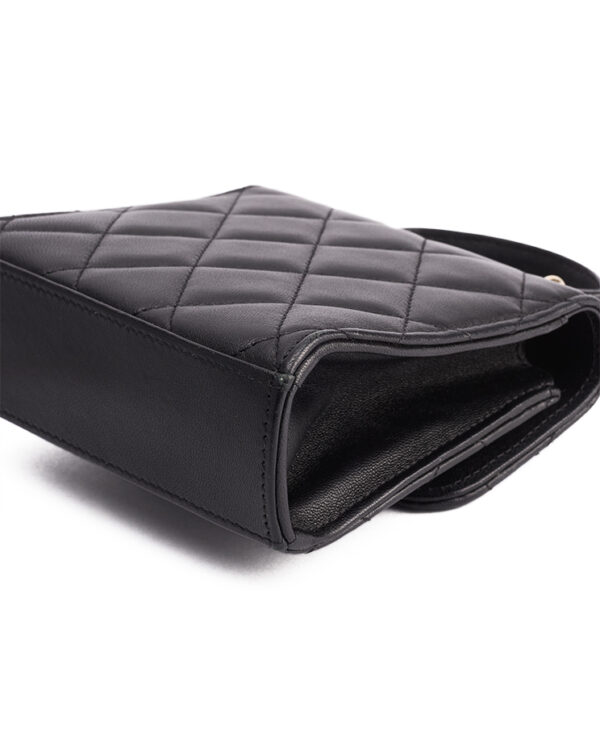 Chanel Top Handle Flap Clutch With Chain – (ex)bags