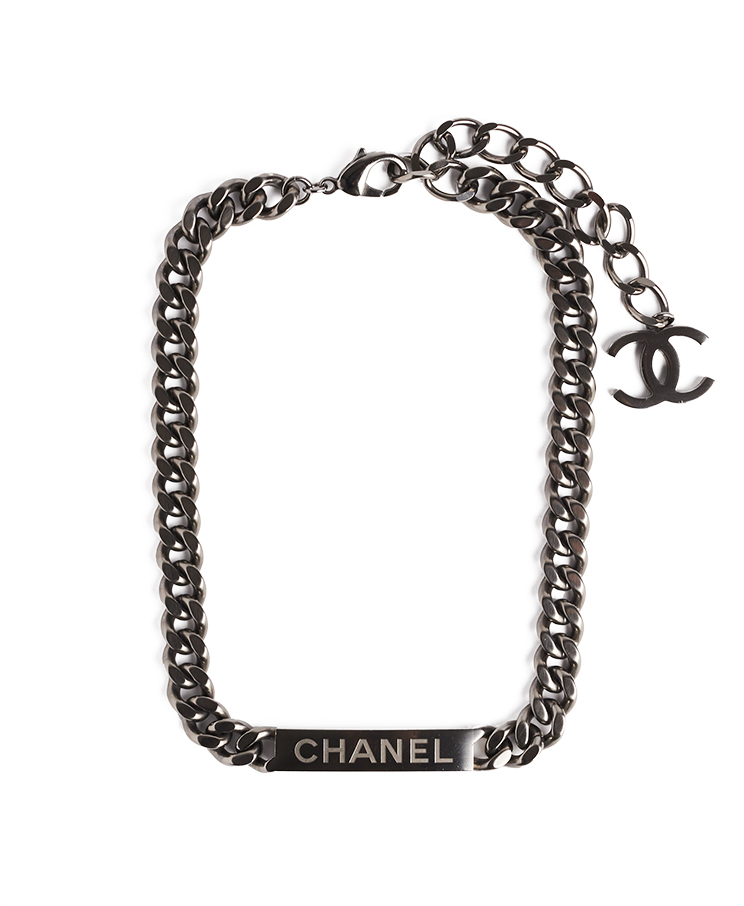 Chanel ID Curb Chain Necklace – (ex)bags