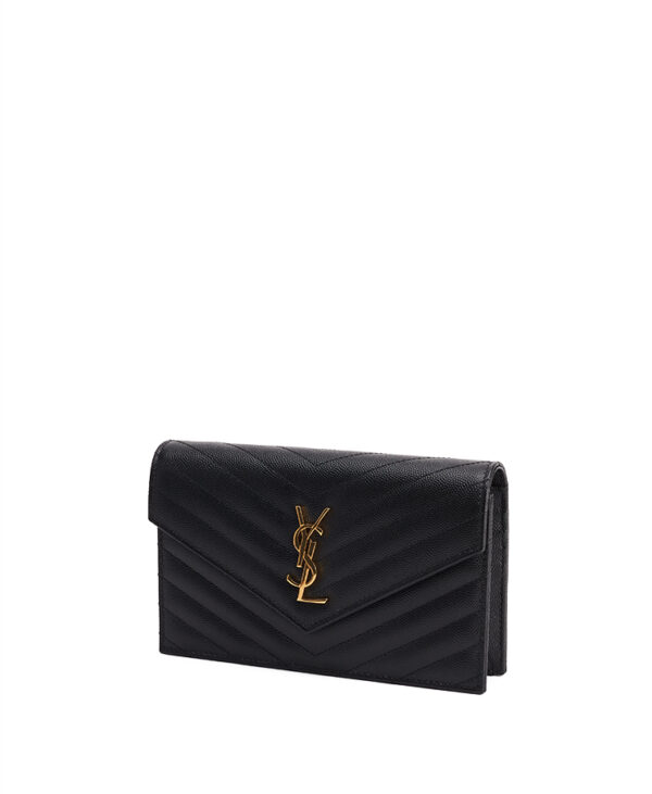 Saint Laurent Cassandre Envelope Chain Wallet – (ex)bags