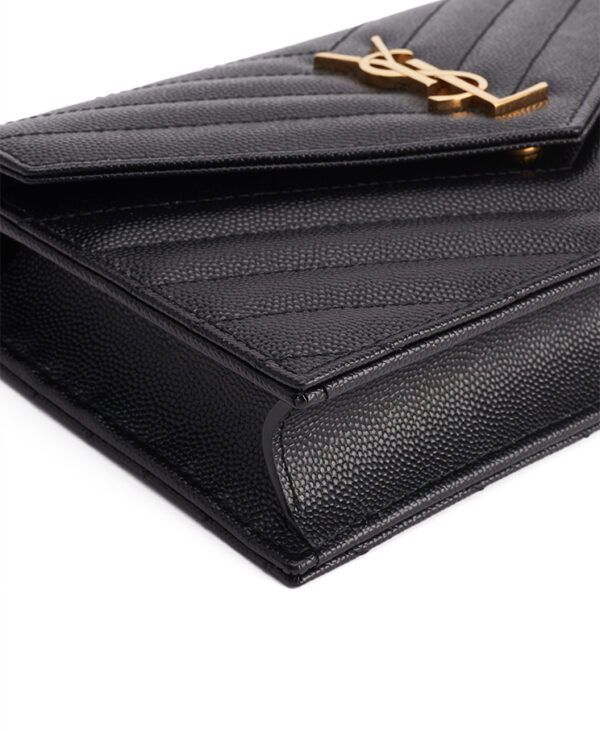 Saint Laurent Cassandre Envelope Chain Wallet – (ex)bags