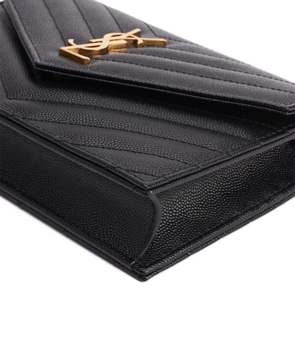 Saint Laurent Cassandre Envelope Chain Wallet – (ex)bags