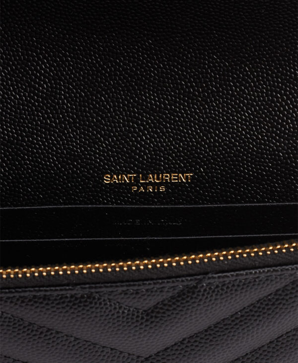 Saint Laurent Cassandre Envelope Chain Wallet – (ex)bags