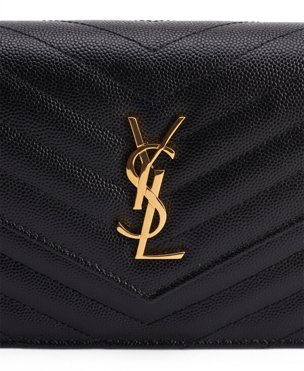 Saint Laurent Cassandre Envelope Chain Wallet – (ex)bags