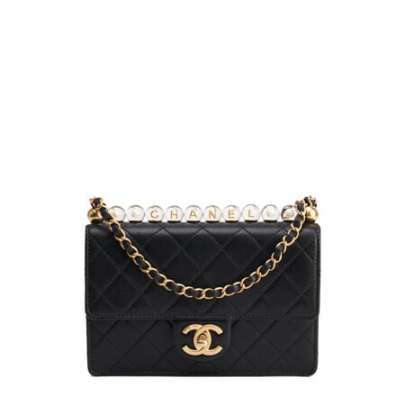 Chanel Crystal Pearl Flap Bag