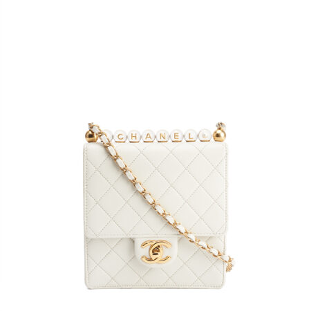 Chanel Crystal Pearl Square Flap Bag – (ex)bags