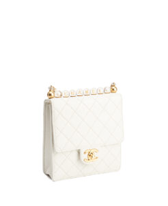 Chanel Crystal Pearl Square Flap Bag – (ex)bags
