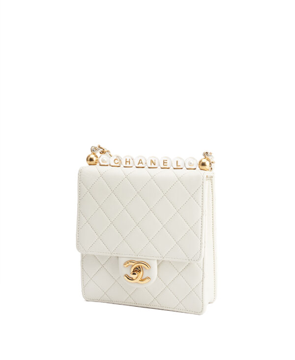Chanel Crystal Pearl Square Flap Bag – (ex)bags