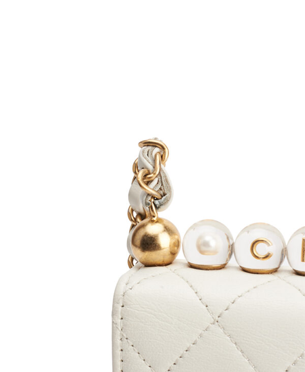 Chanel Crystal Pearl Square Flap Bag – (ex)bags