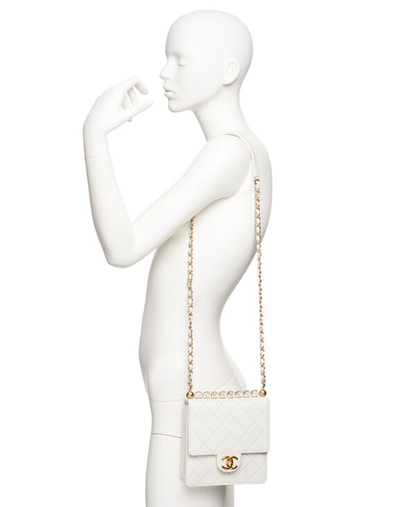 Chanel Crystal Pearl Square Flap Bag – (ex)bags