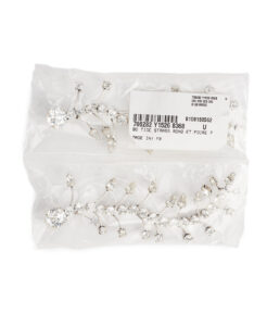 Saint Laurent Fishbone Rhinestone Clip-On Earrings – (ex)bags