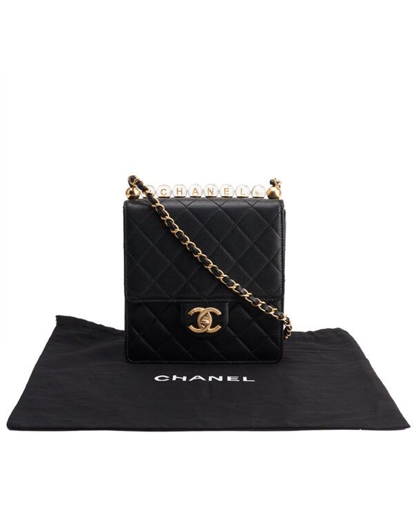Chanel Crystal Pearl Square Flap Bag – (ex)bags