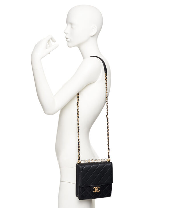 Chanel Crystal Pearl Square Flap Bag – (ex)bags