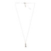 Saint Laurent Cone And Triangle Charm Necklace