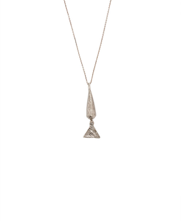 Saint Laurent Cone And Triangle Charm Necklace – (ex)bags