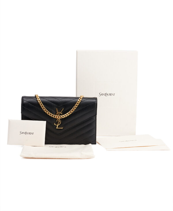 Saint Laurent Envelope Chain Wallet – (ex)bags