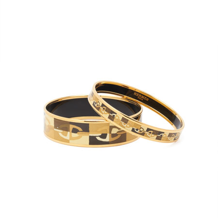 Hermes Optique Chaine D'Ancre Bracelet Set