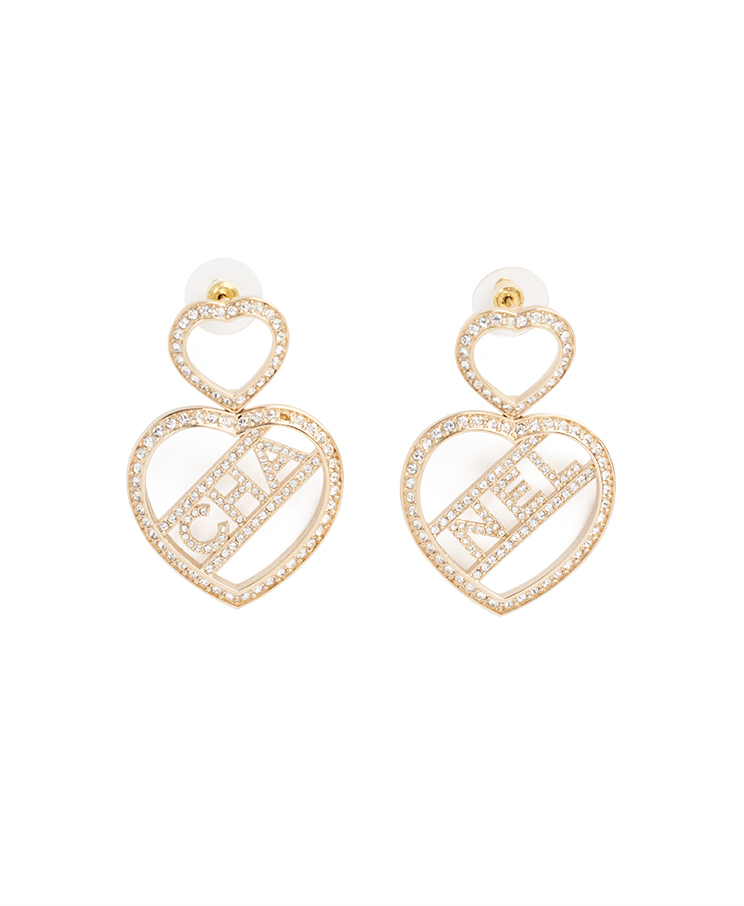 Chanel CC Heart Drop Earrings – (ex)bags
