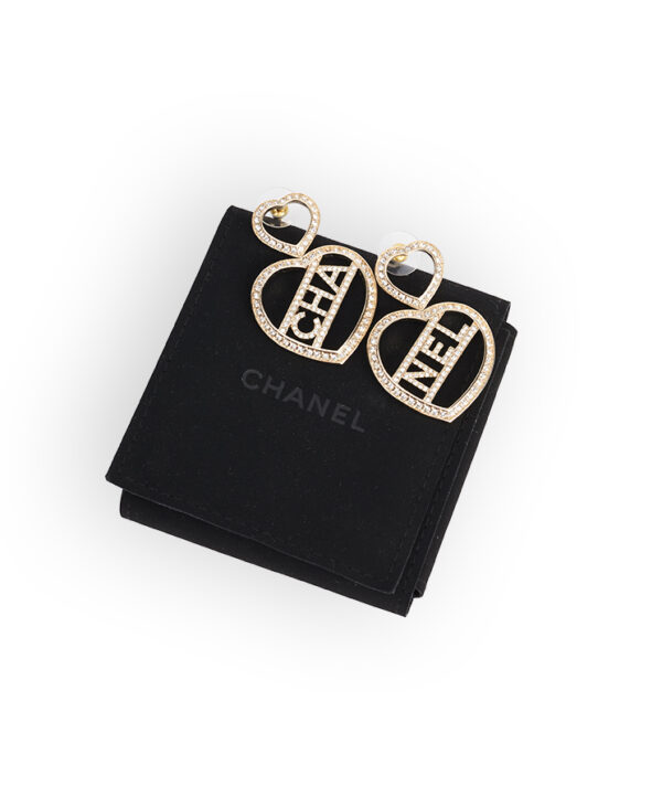 Chanel CC Heart Drop Earrings – (ex)bags