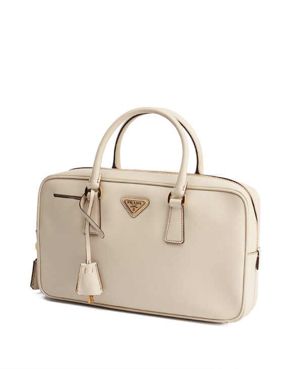 Prada Saffiano Lux Bauletto Medium – (ex)bags