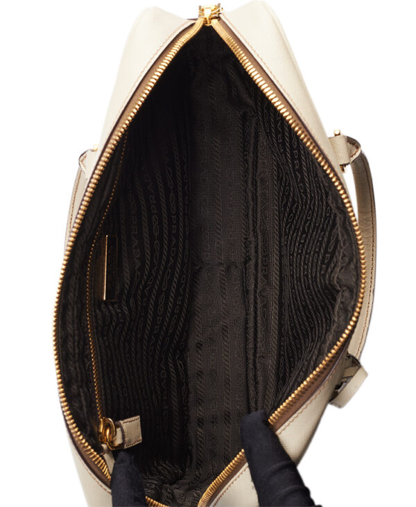 Prada Saffiano Lux Bauletto Medium – (ex)bags