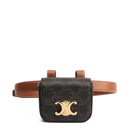 Celine Triomphe Belt Bag Mini – (ex)bags
