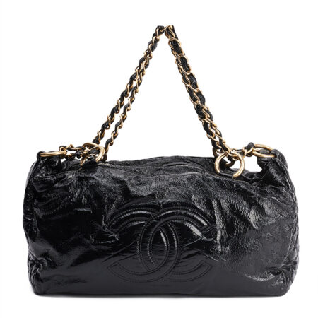 Chanel Rock and Chain Bowler Bag Medium – (ex)bags
