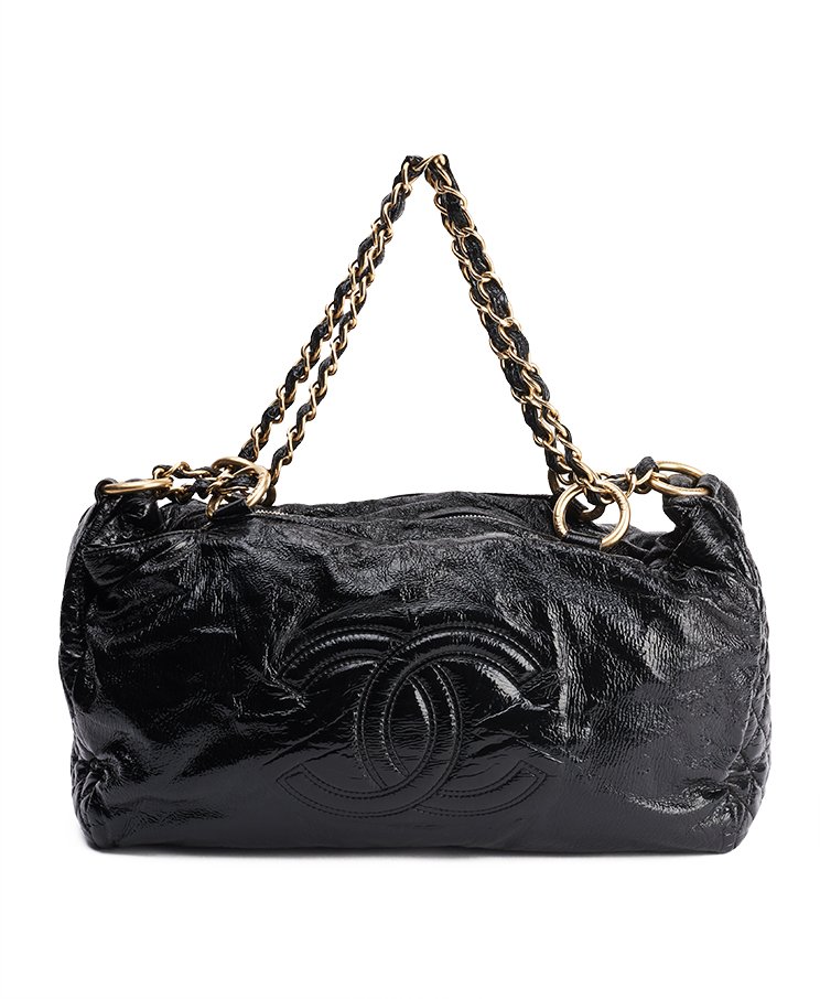 Chanel Rock and Chain Bowler Bag Medium – (ex)bags