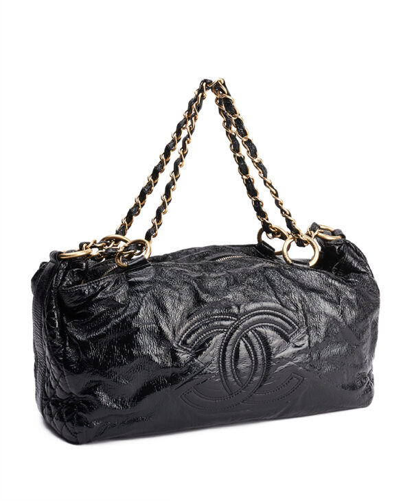 Chanel Rock and Chain Bowler Bag Medium – (ex)bags