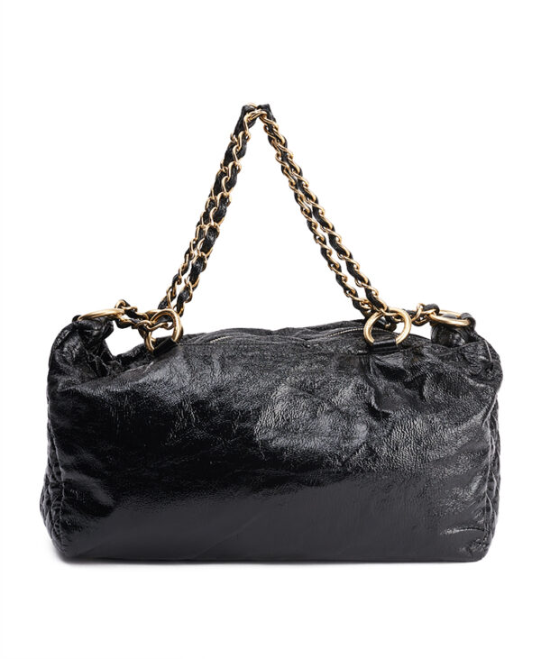 Chanel Rock and Chain Bowler Bag Medium – (ex)bags