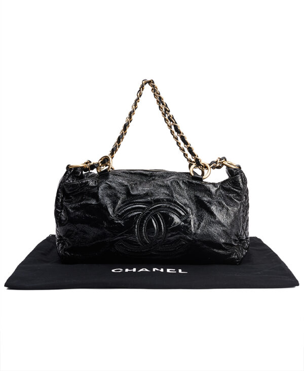 Chanel Rock and Chain Bowler Bag Medium – (ex)bags