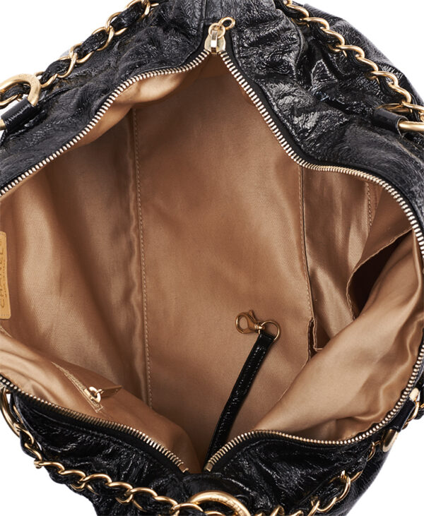 Chanel Rock and Chain Bowler Bag Medium – (ex)bags