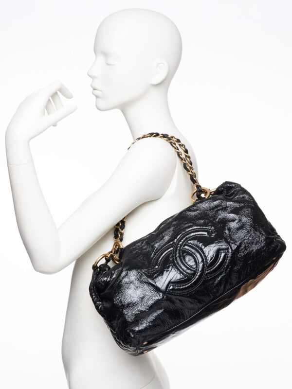 Chanel Rock and Chain Bowler Bag Medium – (ex)bags