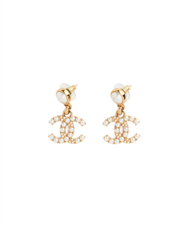 Chanel CC Logo Drop Earrings – (ex)bags