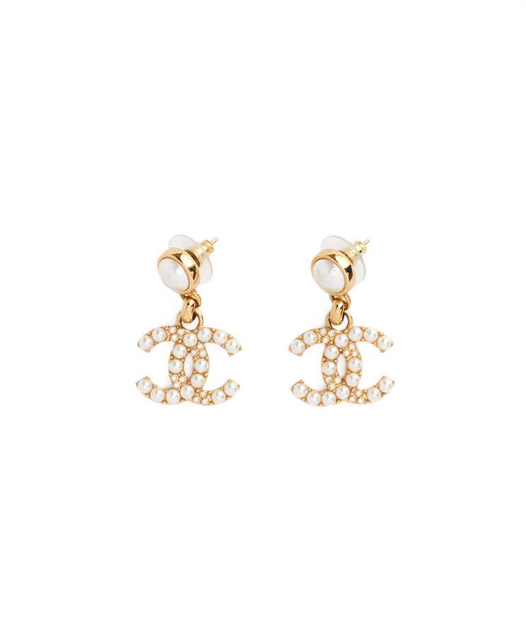 Chanel CC Logo Drop Earrings – (ex)bags
